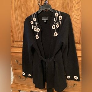 Cynthia Rowley boiled wool jacket.